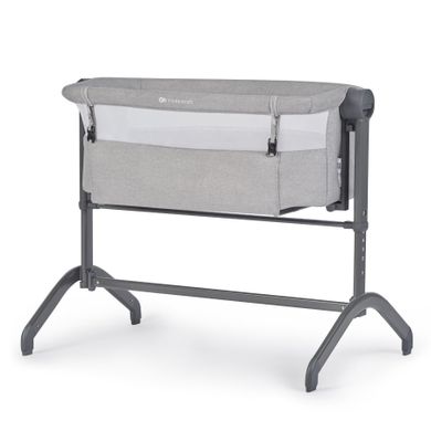 Kinderkraft, Bea, patut atasabil (co-sleeper) 2in1, gri