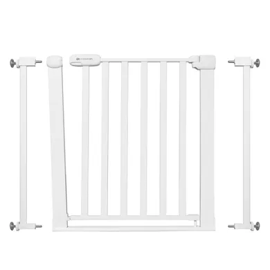 Kinderkraft, Lock & Go, poarta de siguranta, White