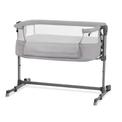 Kinderkraft, Neste Air, patut atasabil (co-sleeper) 3in1, gri