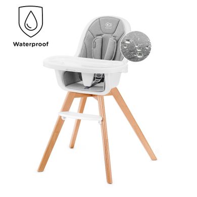 Kinderkraft, Tixi, scaun de masa 2in1, gri
