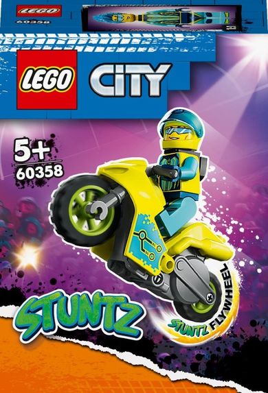 LEGO City, Motocicleta de cascadorie cibernetica, 60358