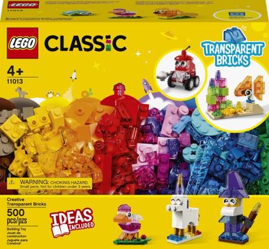 LEGO Classic, Caramizi transparente creative, 11013