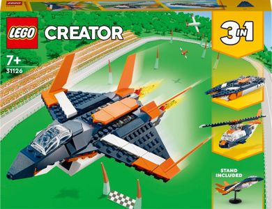 LEGO Creator, 3in1 Avion supersonic, 31126