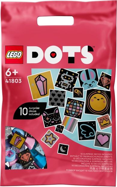 LEGO DOTS, DOTS Extra Seria 8 - Sclipici si stralucire, 41803