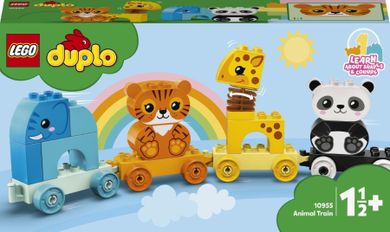 LEGO DUPLO Creative Play, Primul meu tren cu animale, 10955