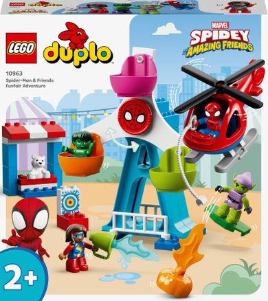 LEGO DUPLO, Omul Paianjen si amicii: aventura in Parcul de distractii, 10963
