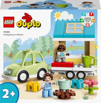 LEGO DUPLO, Town Casa de familie pe roti, 10986