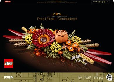 LEGO Icons, Ornament din flori uscate, 10314