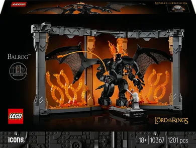 LEGO Icons, Stapanul inelelor: Diorama pentru biblioteca cu un Balrog, 10367
