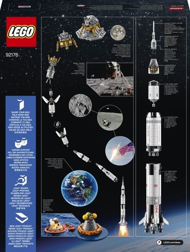 LEGO Ideas, NASA Apollo Saturn V, 92176