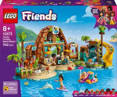 LEGO LEGO Friends, Statiune de pe litoral pentru vacanta cu familia, 42673
