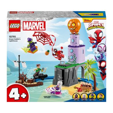 LEGO Marvel, Echipa lui Paienjenel la farul Monstrului verde, 10790