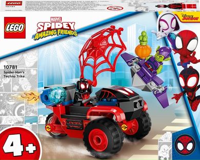 LEGO Marvel, Spidey si prietenii lui uimitori, Miles Morales: Triciclul Techno al Omului paianjen, 10781