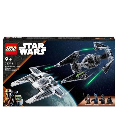 LEGO Star Wars, Fang Fighter mandalorian vs TIE Interceptor, 75348