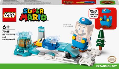 LEGO Super Mario, Set de extindere Costum Mario Crio si lumea de gheata, 71415