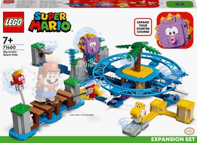 LEGO Super Mario, Set de extindere Excursie pe plaja cu Ariciul mare, 71400