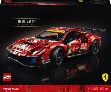 LEGO Technic, Ferrari 488 GTE “AF Corse #51”, 42125