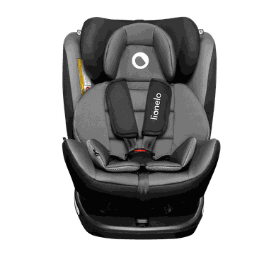 Lionelo, Bastiaan, scaun auto cu baza rotativa, Grey/Black