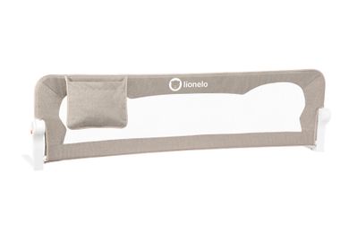 Lionelo, Eva, bariera de protectie pentru patut, Beige Melange