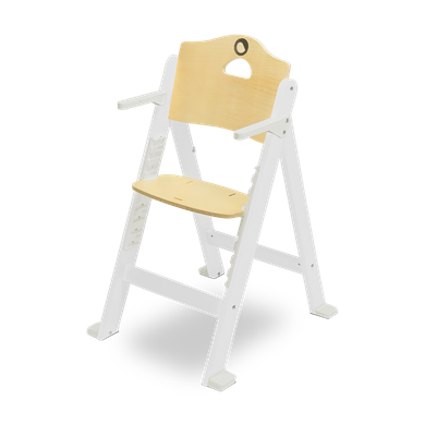 Lionelo, Floris, scaun inalt din lemn, White