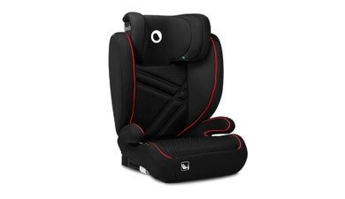 Lionelo, Hugo, I-size, scaun auto, 100-150 cm, Sporty Black Red