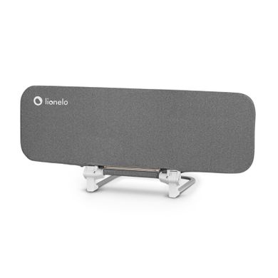 Lionelo, Lora, bariera de protectie pentru patut, pliabil, Grey Stone