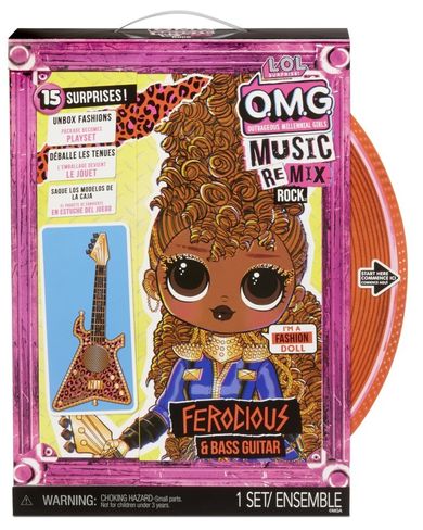 L.O.L. Surprise, O.M.G. Remix Rock, Ferocious, papusa cu instrument muzical
