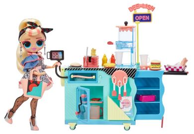L.O.L. Surprise, O.M.G., To-Go Diner, set cu papusa si accesorii