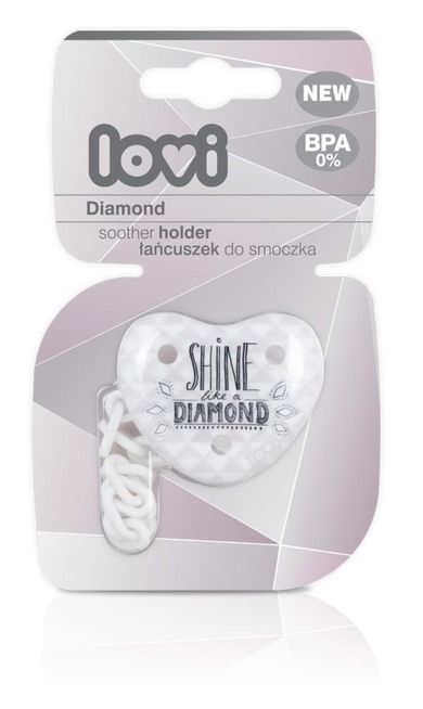 LOVI, Lant suzeta Diamond, 0 m+