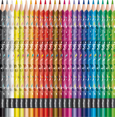 Maped, Mini Cute, creioane colorate triunghiulare, 24 culori