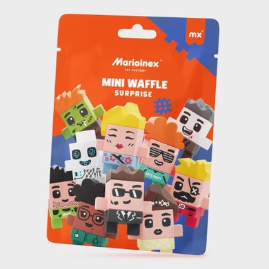 Marioinex, Mini Waffle, set de constructie surpriza, 15 piese, 1 buc.