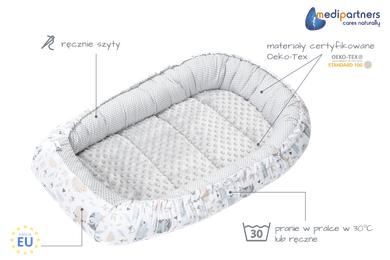 Medi Partners, Animale, babynest, minky