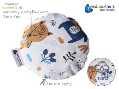 Medi Partners, Boho Animals, perna termica mica cu samburi de visine