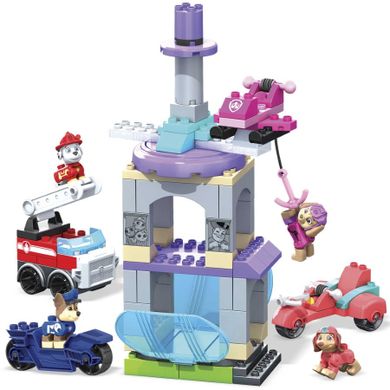 Mega Bloks, Paw Patrol. Set vehicule de urgenta, piese, 87 elemente