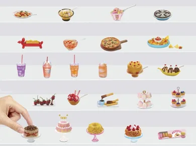MGA's Miniverse Food, Cafe, set surpriza, 1 buc.