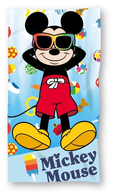 Mickey Mouse, prosop cu uscare rapida, mikrofibra, 70-140 cm