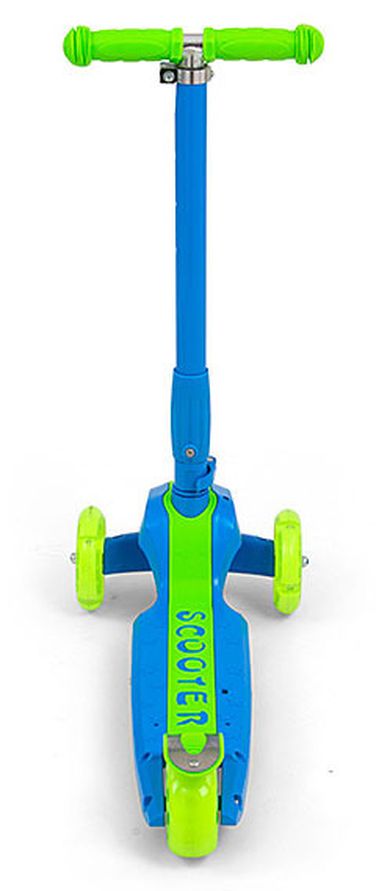 Milly Mally, Scooter Magic Blue-Green, trotineta cu 3 roti