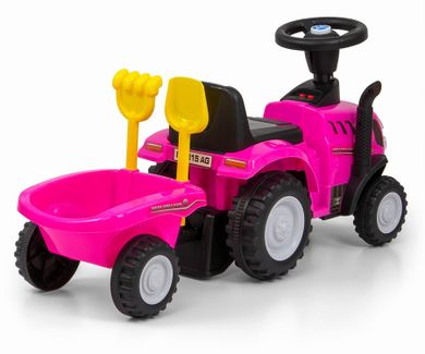 Milly Mally, Tractor New Holland T7, masinuta fara pedale, roz