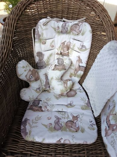 MimiNu, Design, Padurea linistita, patura minky, 75-100 cm