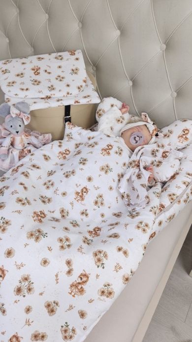 MimiNu, Flo, Ratuci, sac de dormit subtire de vara cu picioare, bej, 51-87 cm