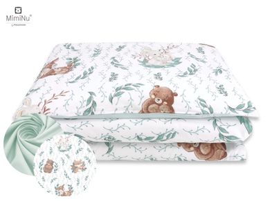 MimiNu, Lulu Natural, set lenjerie de pat single, 90-120 cm