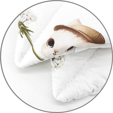 MimiNu, Pisici, set lenjerie de pat single cu umplutura, 100-75 cm