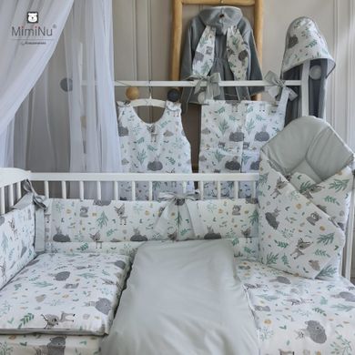 MimiNu, Prieteni de padure, prosop cu gluga, 100-100 cm