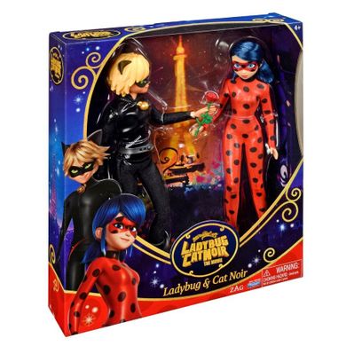 Miraculous: Buburuza si Pisica Neagra, set de papusi