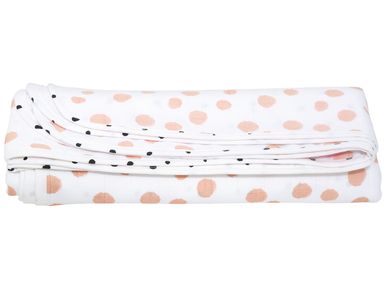 Motherhood, Paturica de muselina 100-120 cm cu doua straturi, Pink Splashes