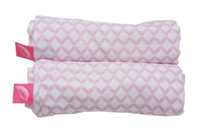 Motherhood, Paturici din muselina Premium 80-120 cm, 2 buc., Pink Classics