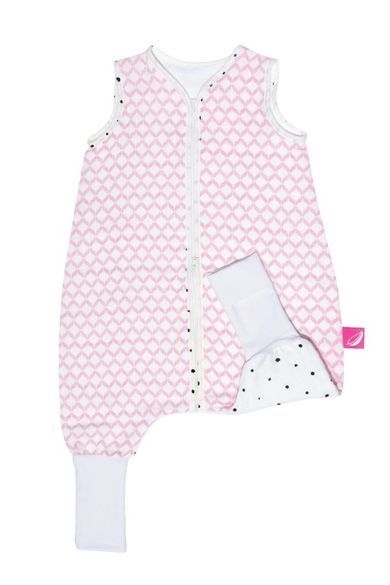 Motherhood, Sac de dormit din muselina, cu craci, 1-1,5 ani, Pink Classics