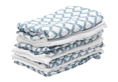 Motherhood, Servetele de muselina si bumbac 30-30 cm, 7 buc., Blue Classics