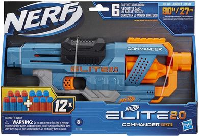 Nerf Elite 2.0, Commander RD-6, blaster si 12 proiectile
