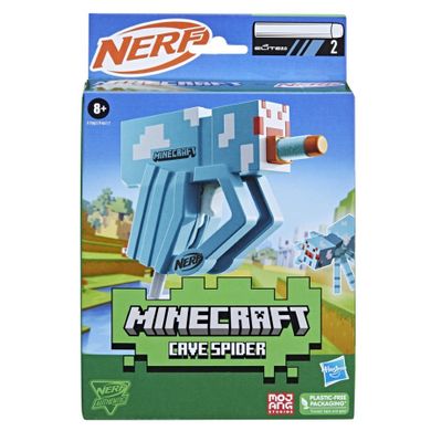 Nerf Microshots, Minecraft, Cave Spider, blaster si 2 proiectile